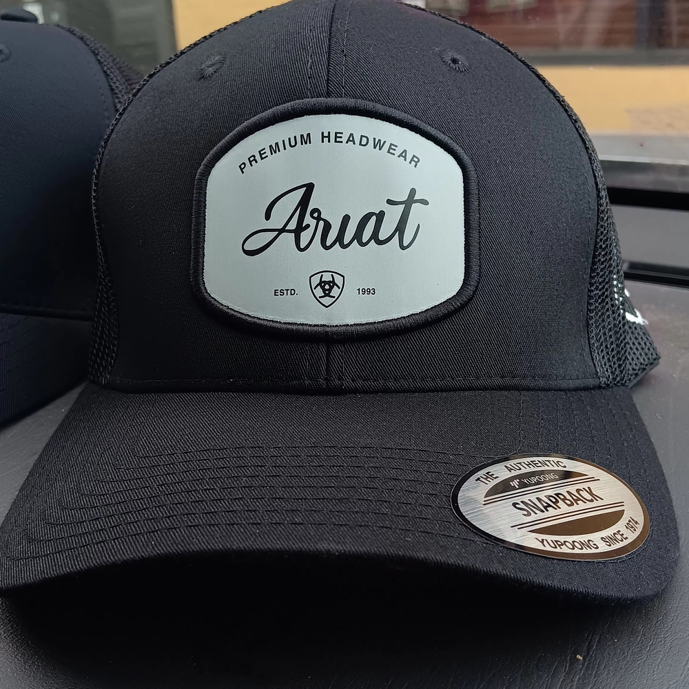 Ariat Premium Black Mesh Cap